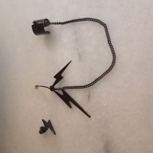 Forever 21 Lightning Earrings and Cuff